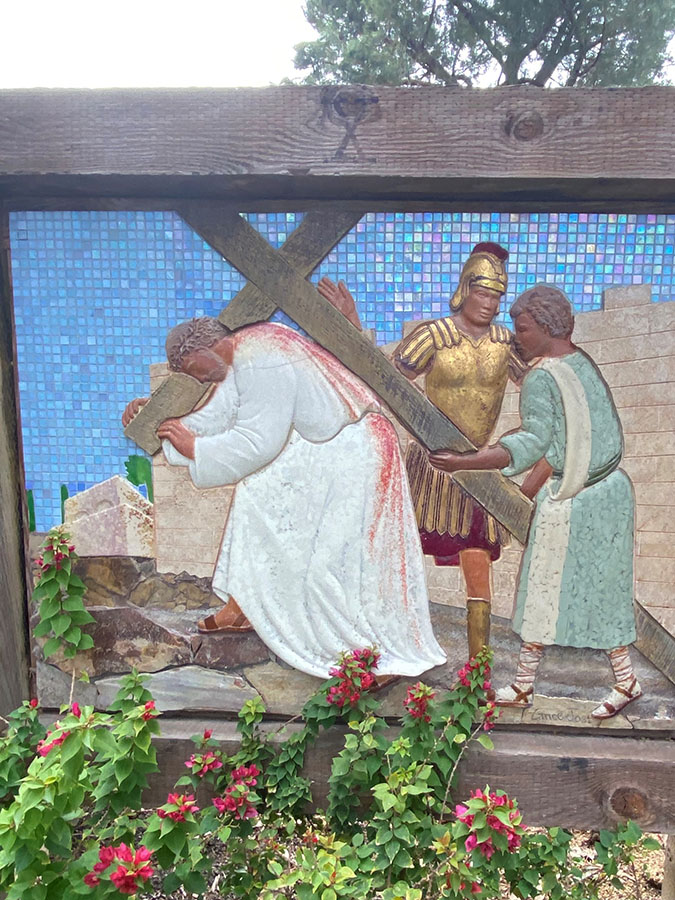 Stations of the Cross - Simon helps Jesus