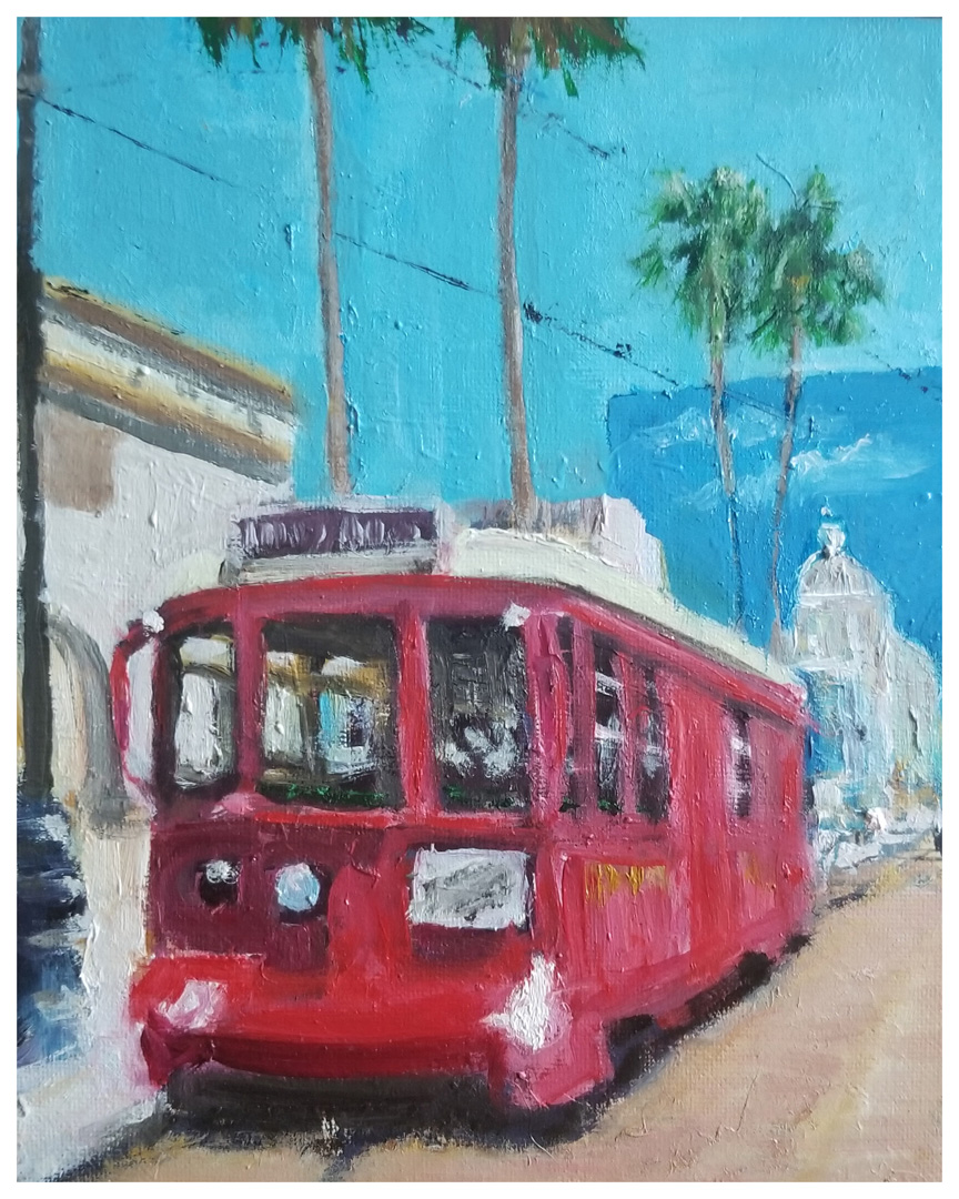 Buena Vista Street Trolley - Randall Holbrook